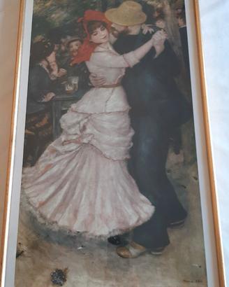 Quadro di Renoir danza a Bougival stampa