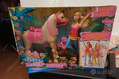 Barbie balla con cavallo Tawny in scatola