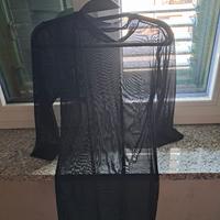 Maglietta nera trasparente 