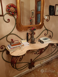 Consolle in ferro battuto