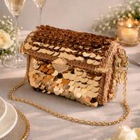 pochette con paillettes 