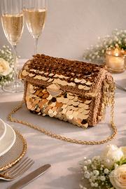 pochette con paillettes 