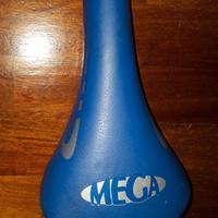 Sellino bici pelle blu