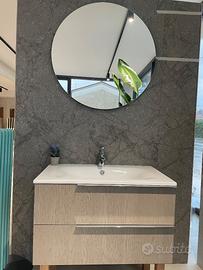 Mobile bagno Arbi 85x50 con specchiera tonda