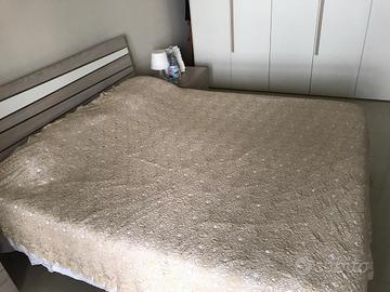 Copriletto matrimoniale uncinetto filo di scozia