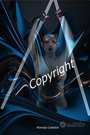 quadro moderno stampa NUOVO su tela BLUE DEMONIA