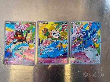 Pokemon trio 30esimo anniversario