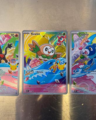 Pokemon trio 30esimo anniversario