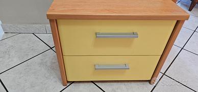 cassettiera singola 2 cassetti