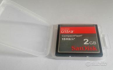Scheda di memoria SANDISK CF 2GB