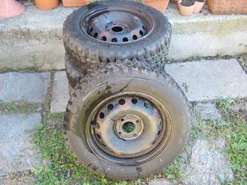 per Renault kangoo 4 cerchi  con  pneumatici