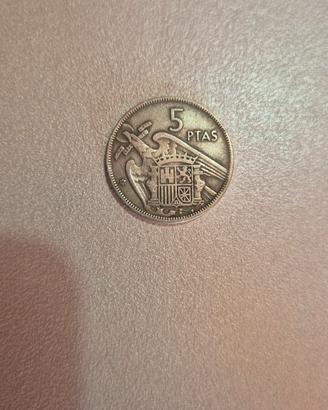 5 pesetas 1957