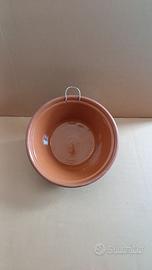 recipiente in terracotta (scivedda sarda) cm 38