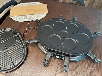4in1: creperia, grill, piastra in pietra, raclette