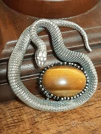 Ciondolo sepente snake argento pendant argent zilb