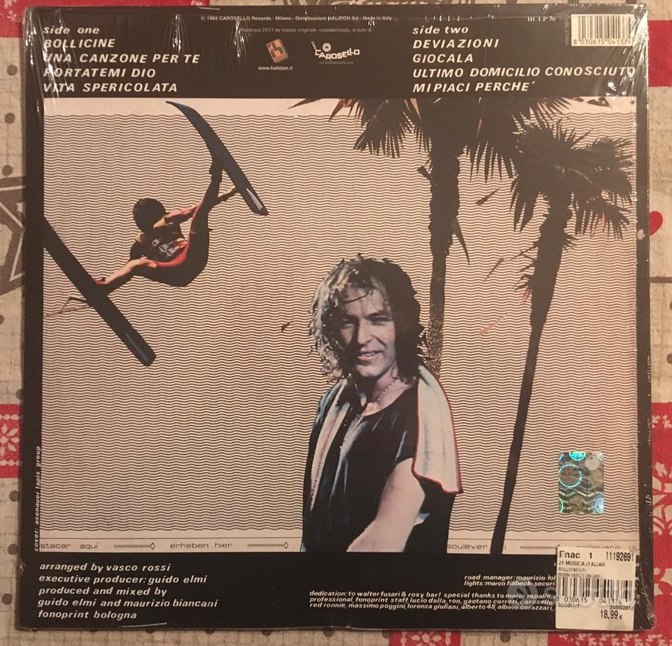 Doppio disco vinile LP 33 giri - Vasco Rossi - Musica e Film In vendita a  Lecce