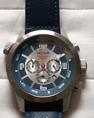 SECTOR OVERSIZE Chrono 3271602035 Blue & Silver