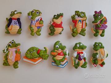 Coccodritti con ventosa Kinder 1992 COMPLETA RARA