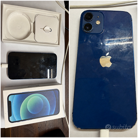 iPhone 12 mini 64 GB Blu con scatola e cavo