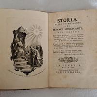 Storia stabilimento dei monaci mendicanti 1768