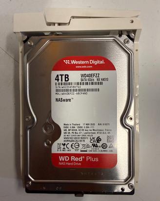 2 Dischi WD RED 4tb