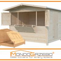 Chiosco Legno solido affidabile veloce da montare