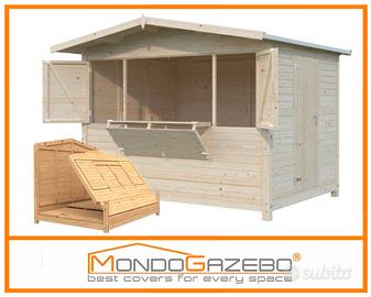 Chiosco Legno solido affidabile veloce da montare