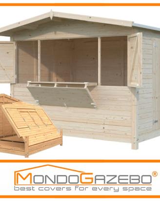 Chiosco Legno solido affidabile veloce da montare