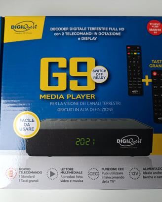 Decoder Digitale Terrestre DIGIQuest G9