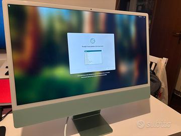 Apple iMac M1 Verde