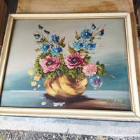 Dipinto- Degli anni sessanta - olio su tavoletta 