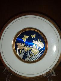 Piatto in chokin giapponese oro 24k