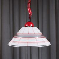 Lampada a sospensione vetro colorato Space Age Ø39