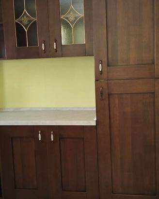 cucina componibile in legno massello , buono stato