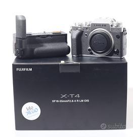 FOTOCAMERA DIGITALE MIRRORLESS FUJI X-T4 + VG-XT4.