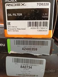 Filtro olio, filtro aria, filtro antipolline Smart