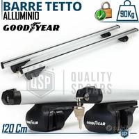 Barre Portatutto Auto in Alluminio GOODYEAR 120 CM