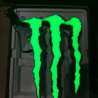 Insegna luminosa monster energy drink