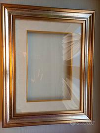 Cornice con passepartout per quadri o foto 