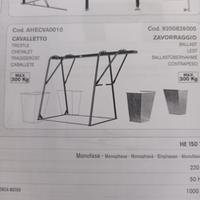 cavalletto in ferro per muratura edilizia