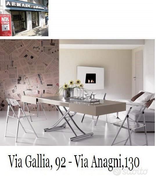 Subito - TAVOLINI TRASFORMABILI A ROMA - VIA GALLIA,92- - Tavolo  trasformabile Fox CAPPUCCINO-TAVOLINI - Arredamento e Casalinghi In vendita  a Roma