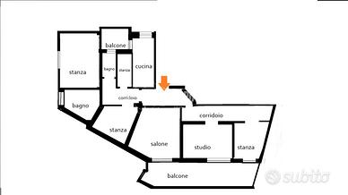 Ampio Appartamento Panoramico - Via Carlo Cattaneo