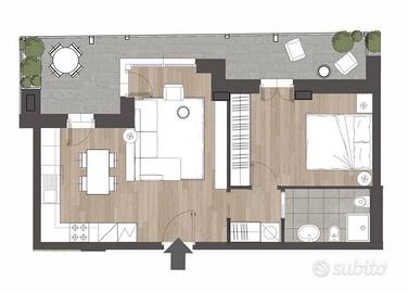 Loft in zona infernetto / spese incluse