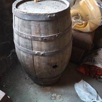 botte antica in rovere vintage