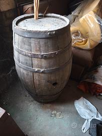 botte antica in rovere vintage