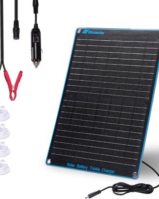 20W 12V Pannello solare - Caricabatteria di manten