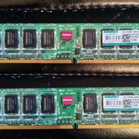 2 moduli RAM DDR2-667  1GB desktop