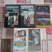 Lotto 5 VHS film religiosi vintage