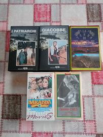 Lotto 5 VHS film religiosi vintage
