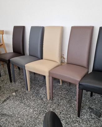 stock sedie ecopelle 